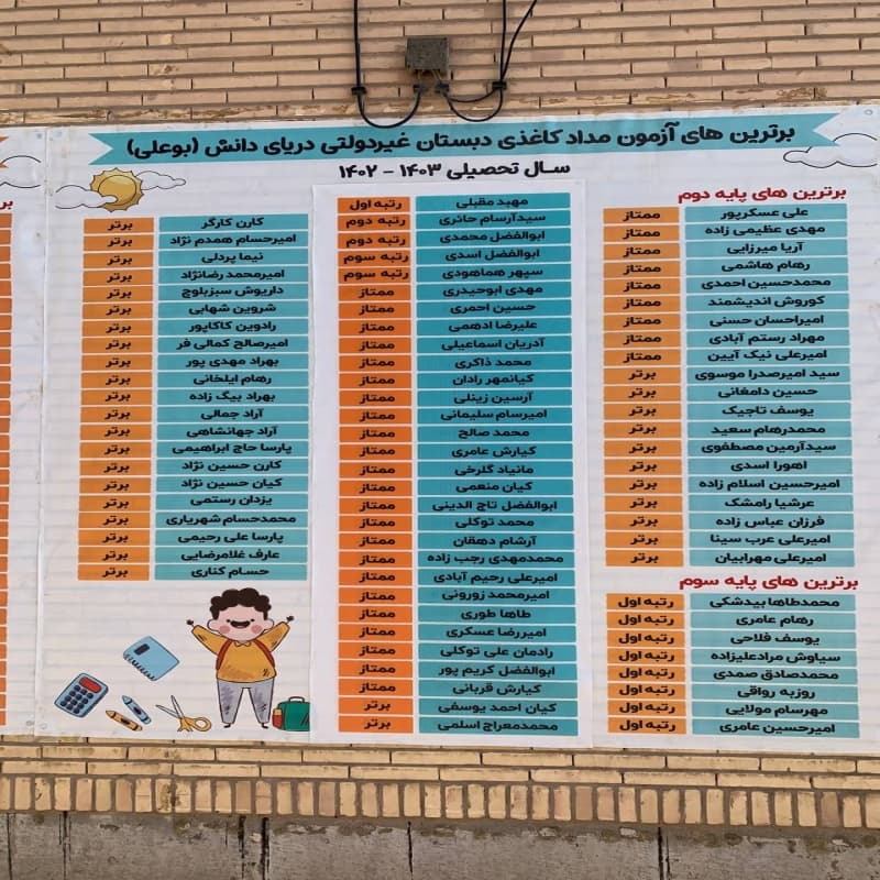 مجتمع آموزشی دریای دانش ( بوعلی)